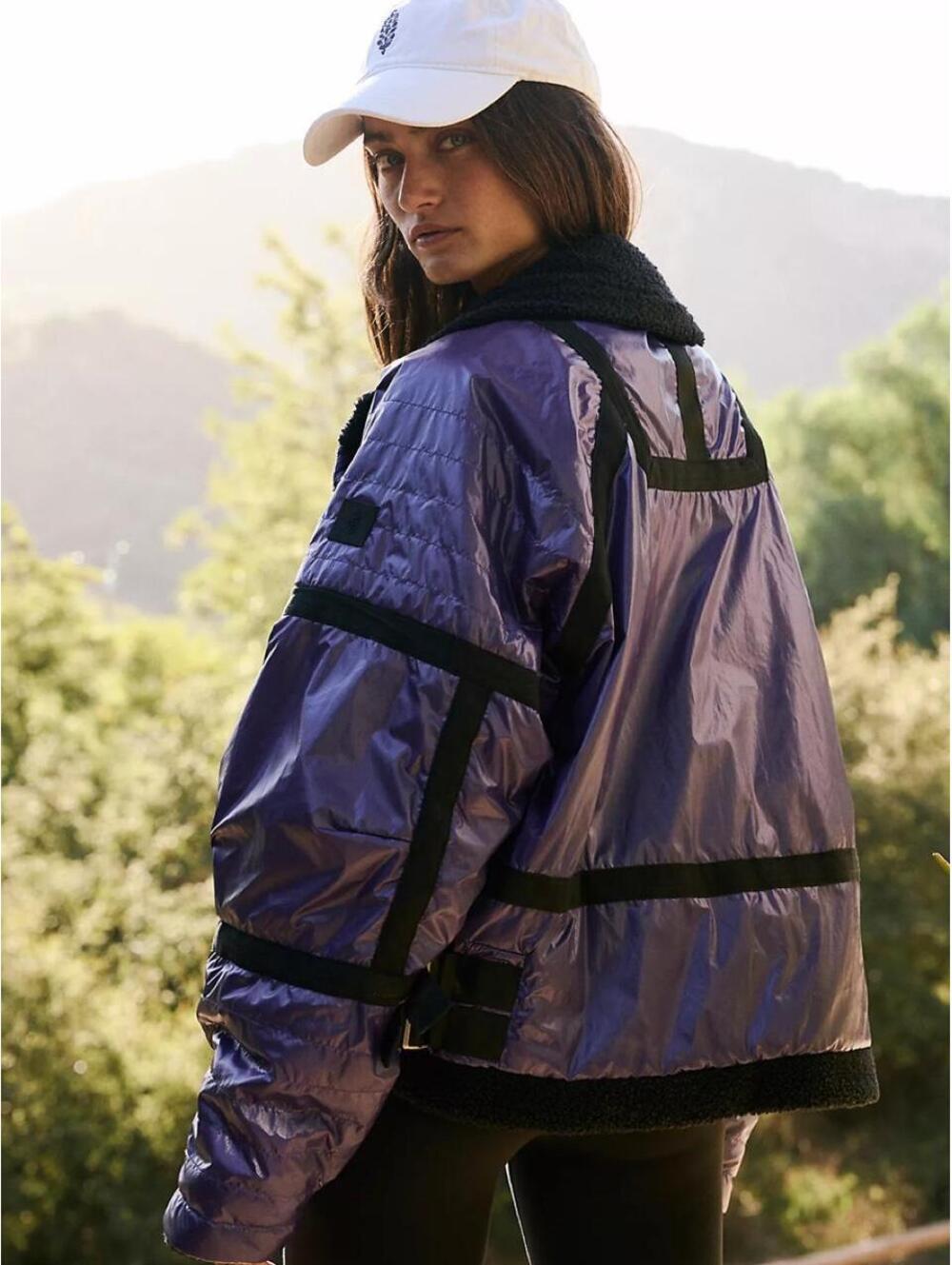 Free People FP Movement Vagabond Fleece Bomber